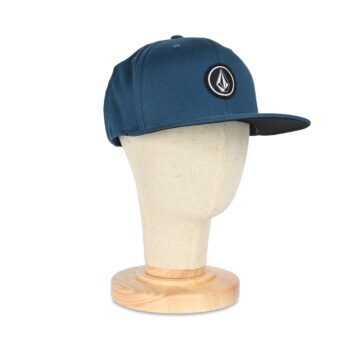 Volcom Quarter Twill Snapback Cap - Deep Blue
