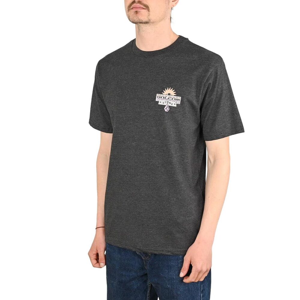 Volcom Sure Thing S/S T-Shirt - Heather Black