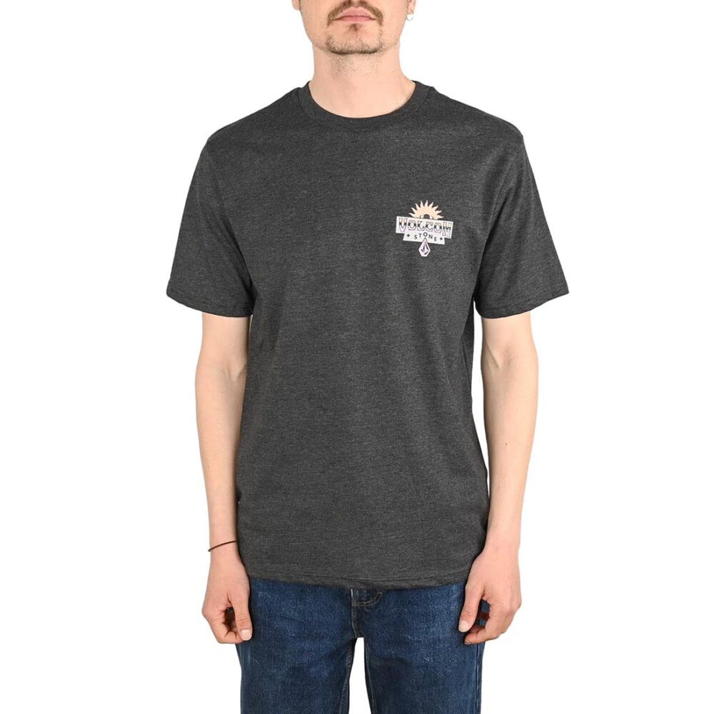 Volcom Sure Thing S/S T-Shirt - Heather Black