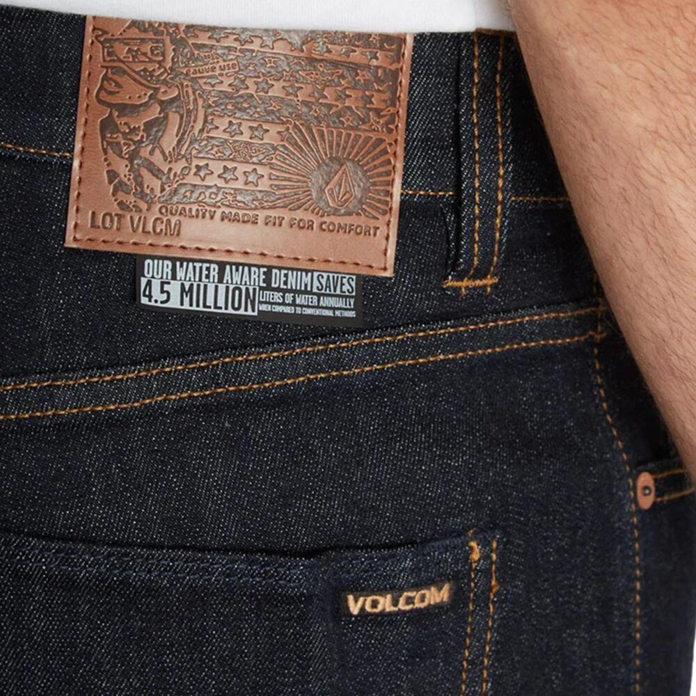 Volcom Vorta Slim Straight Jeans - Rinse