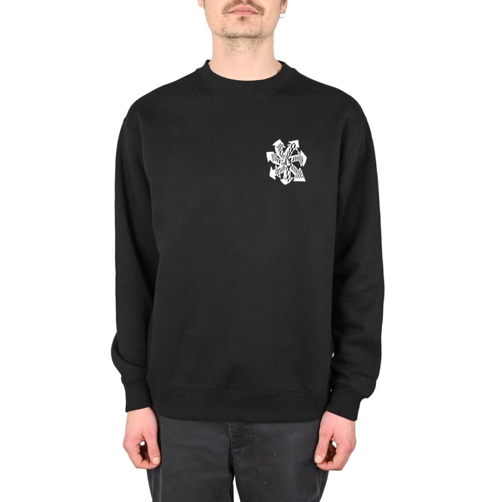 Volcom Watanite Pullover Crew Sweater - Black (SP25)