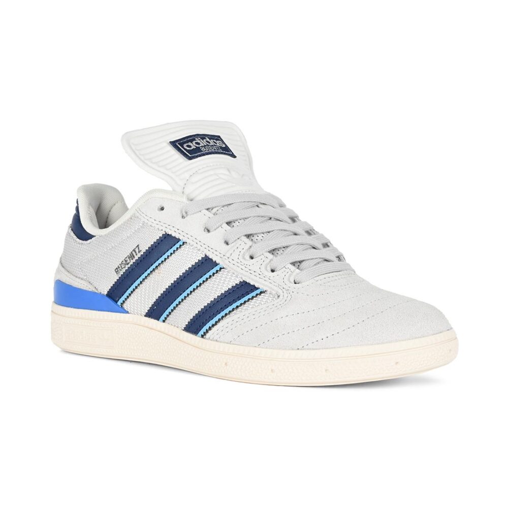 Adidas Busenitz Skate Shoes - Grey/Dark Blue/Chalk White
