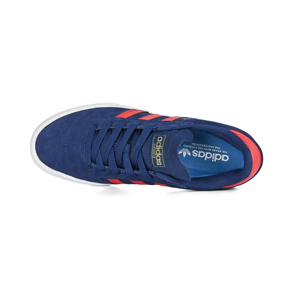 Adidas Busenitz Vulc II Skate Shoes - Dark Blue/Scarlet/Gold