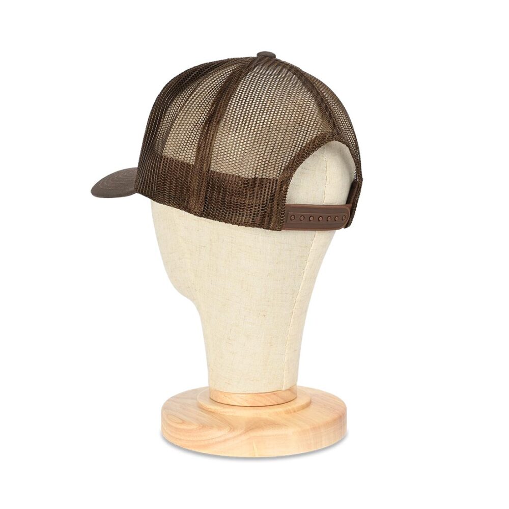 Brixton Alpha Block Mesh Back Trucker Cap - Brown/Brown