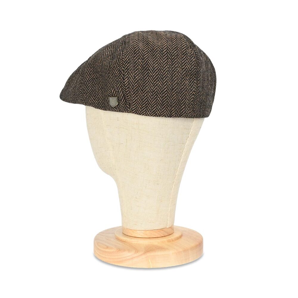 Brixton Brood Snap Cap - Khaki/Brown Plaid