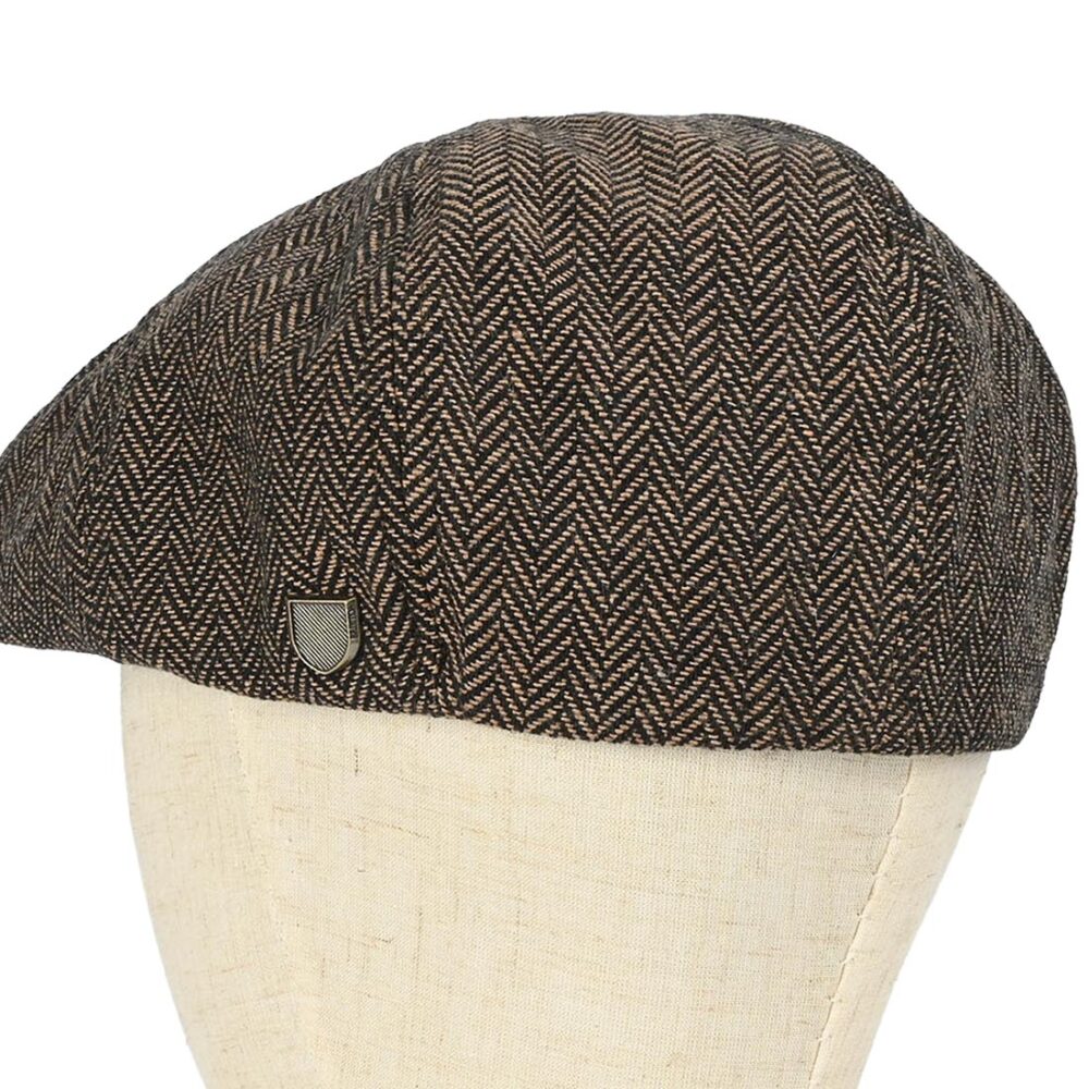 Brixton Brood Snap Cap - Khaki/Brown Plaid