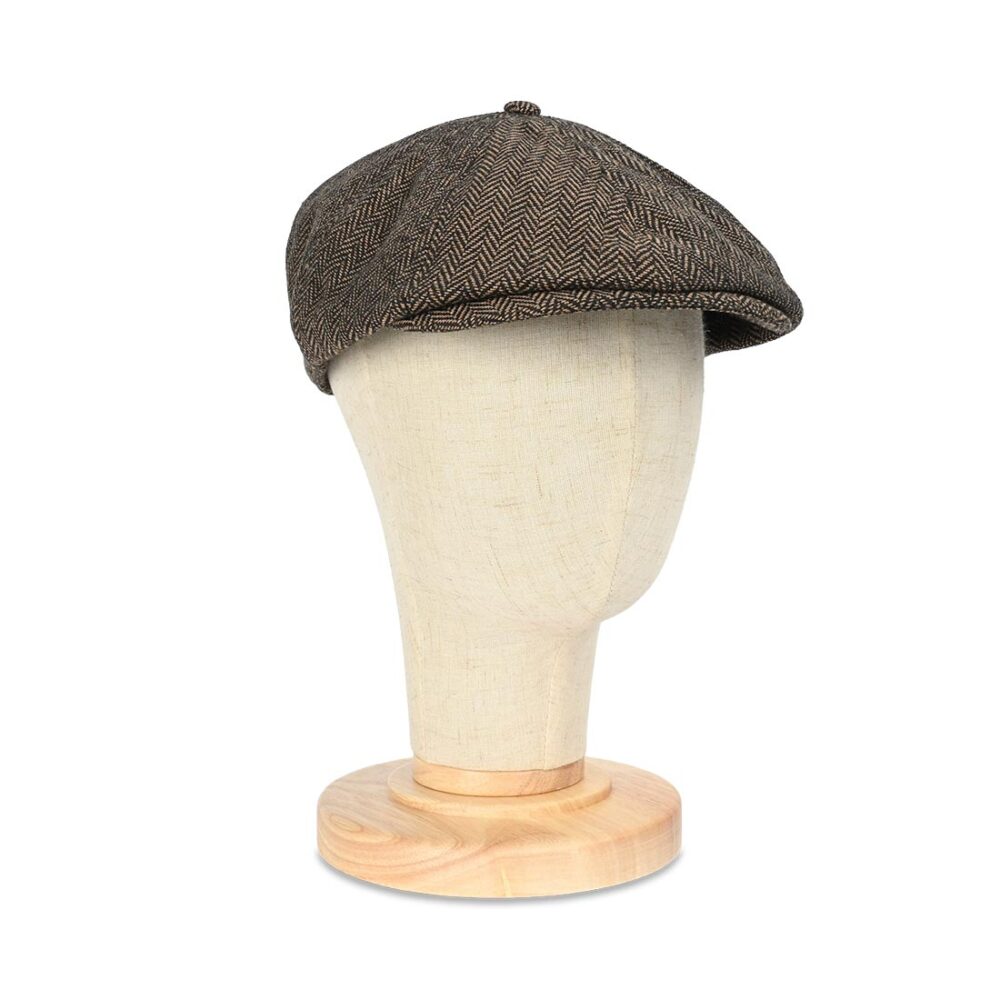 Brixton Brood Snap Cap - Khaki/Brown Plaid