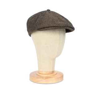 Brixton Brood Snap Cap - Khaki/Brown Plaid