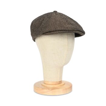 Brixton Brood Snap Cap - Khaki/Brown Plaid