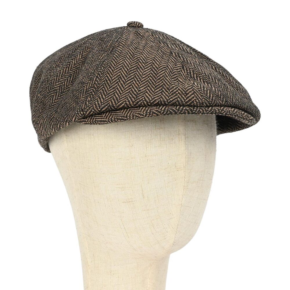 Brixton Brood Snap Cap - Khaki/Brown Plaid