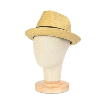 Brixton Castor Fedora Hat - Tan