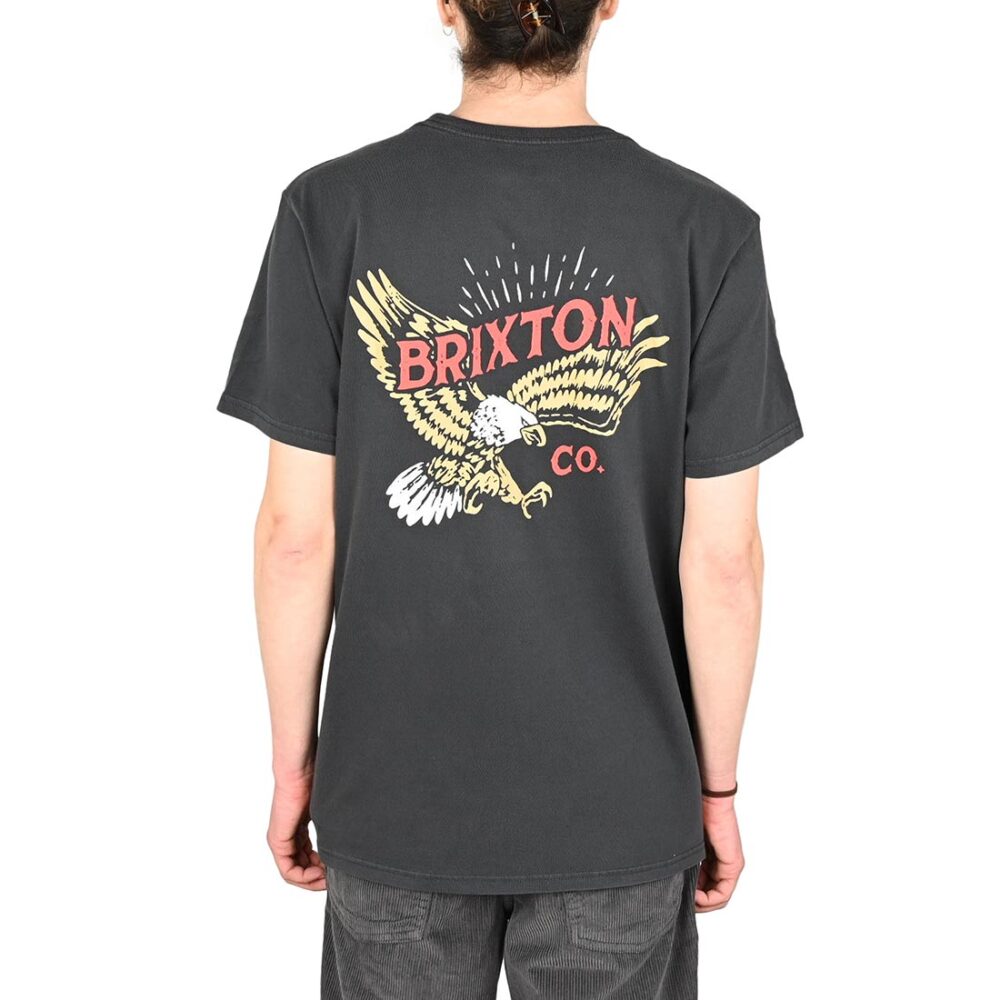 Brixton Keller S/S T-Shirt - Black Worn Wash