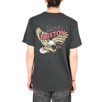 Brixton Keller S/S T-Shirt - Black Worn Wash