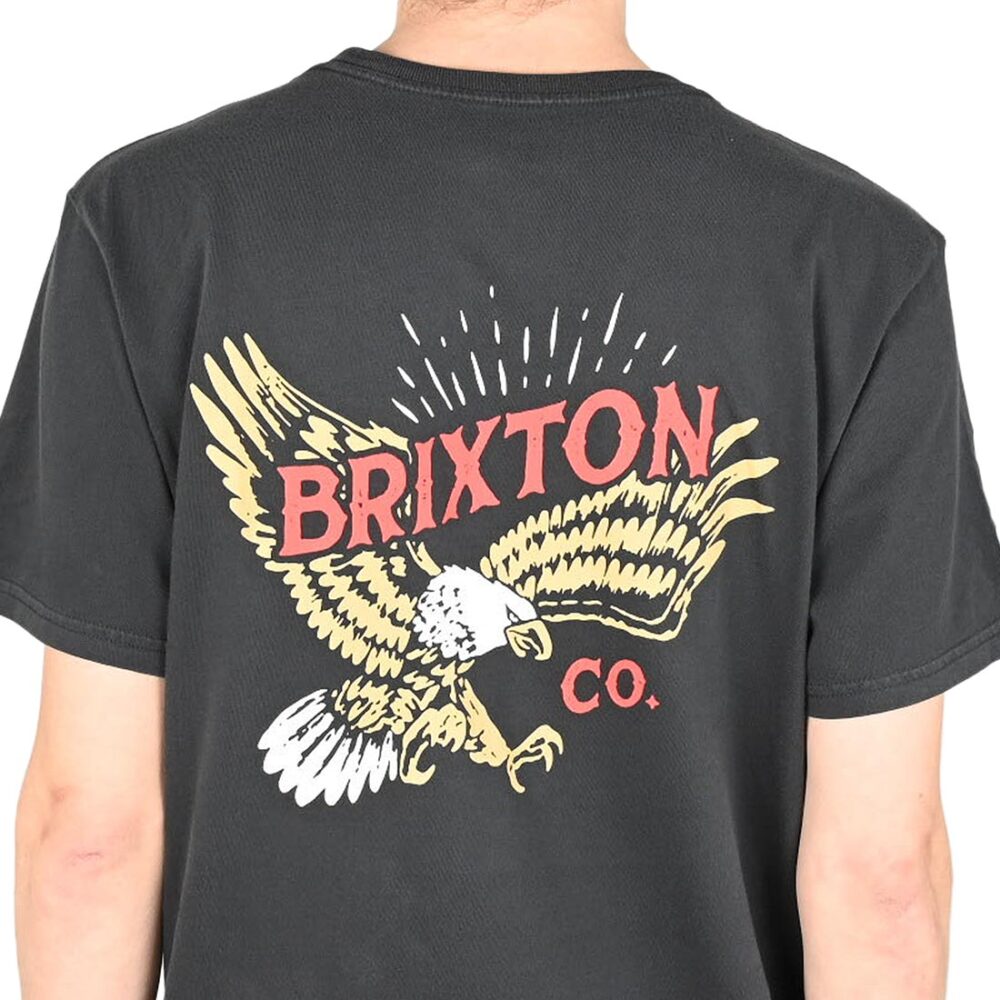 Brixton Keller S/S T-Shirt - Black Worn Wash