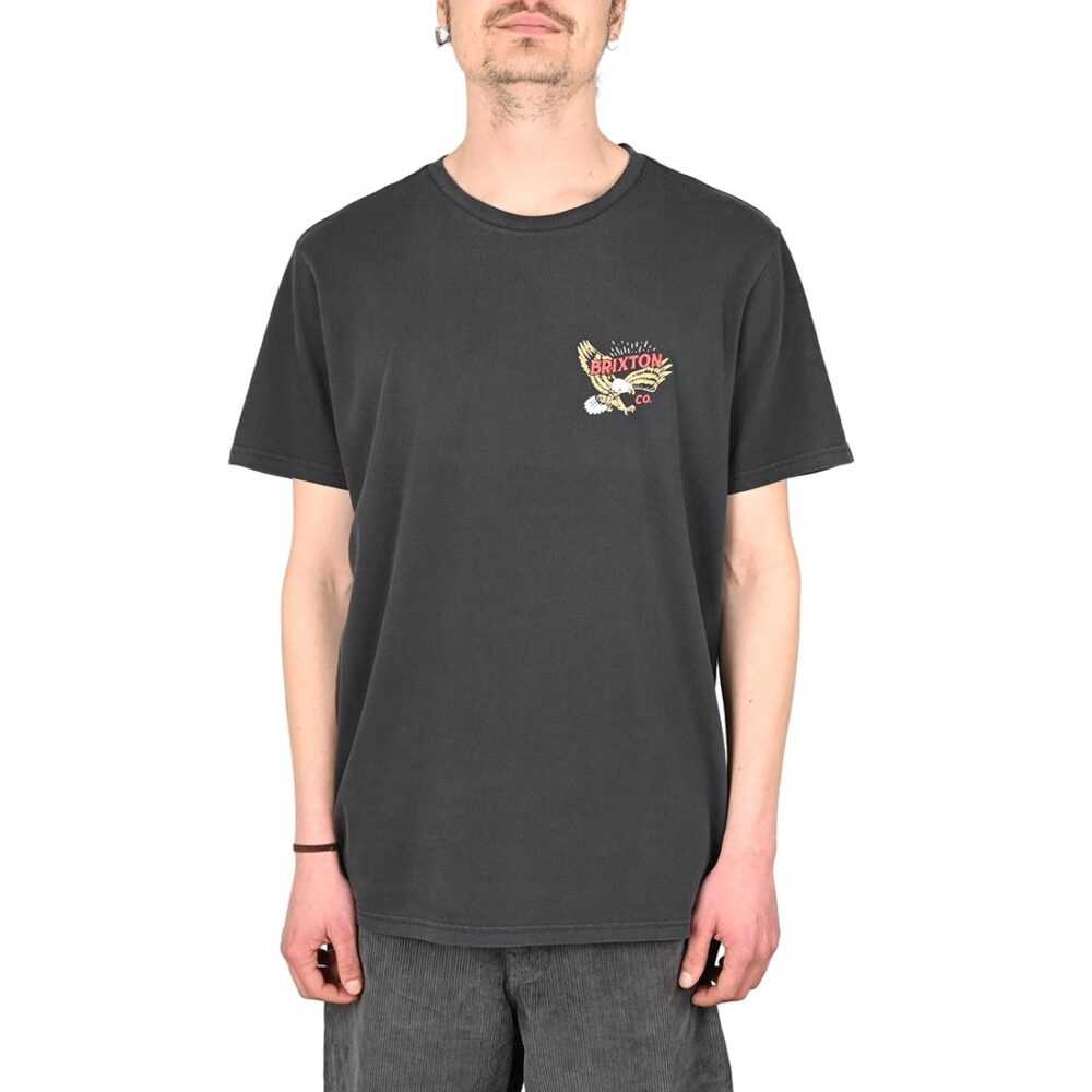 Brixton Keller S/S T-Shirt - Black Worn Wash