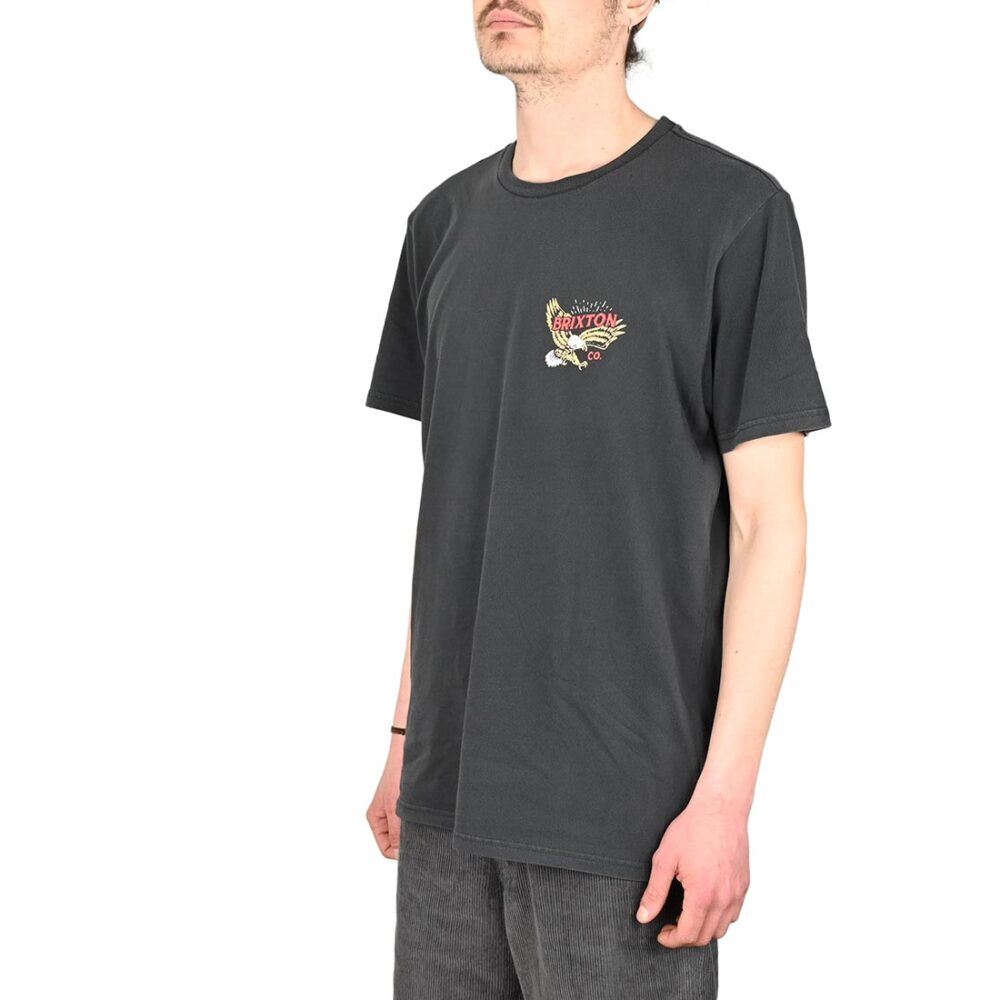 Brixton Keller S/S T-Shirt - Black Worn Wash