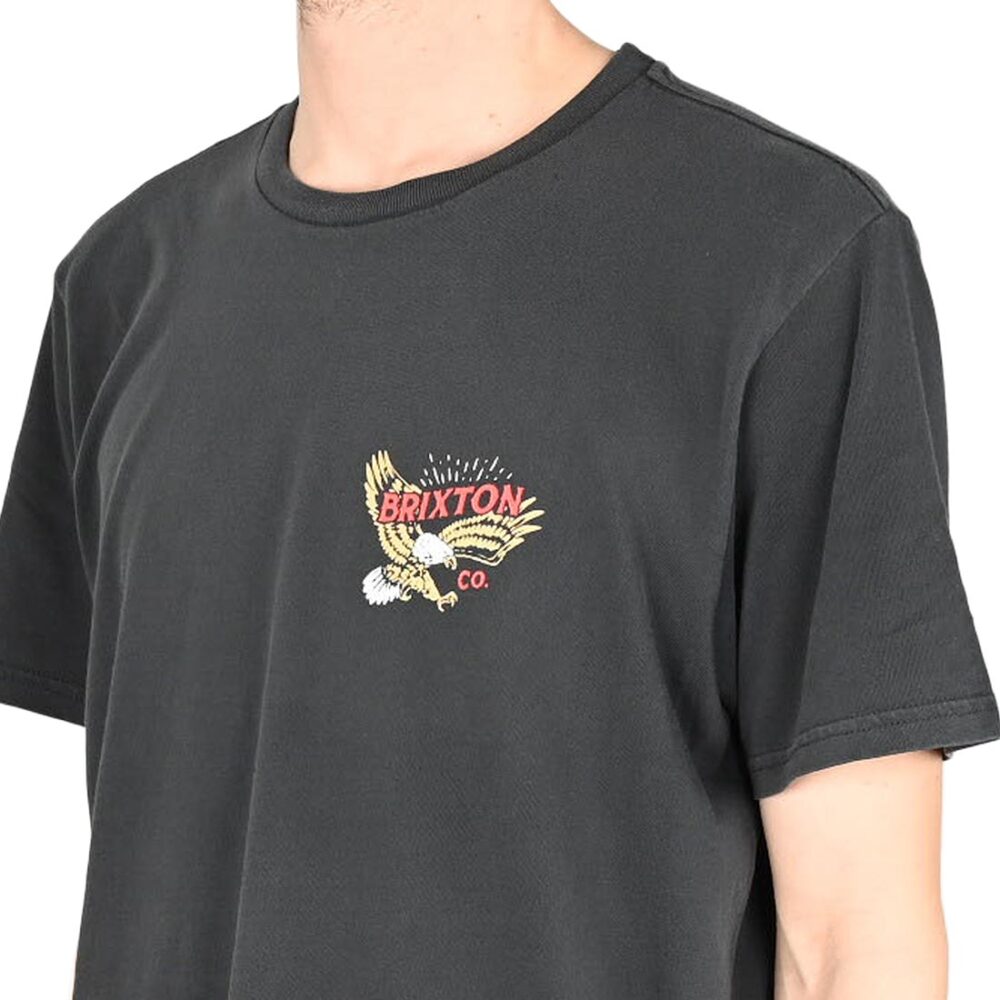 Brixton Keller S/S T-Shirt - Black Worn Wash
