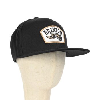 Brixton Roller Snapback Cap - Black