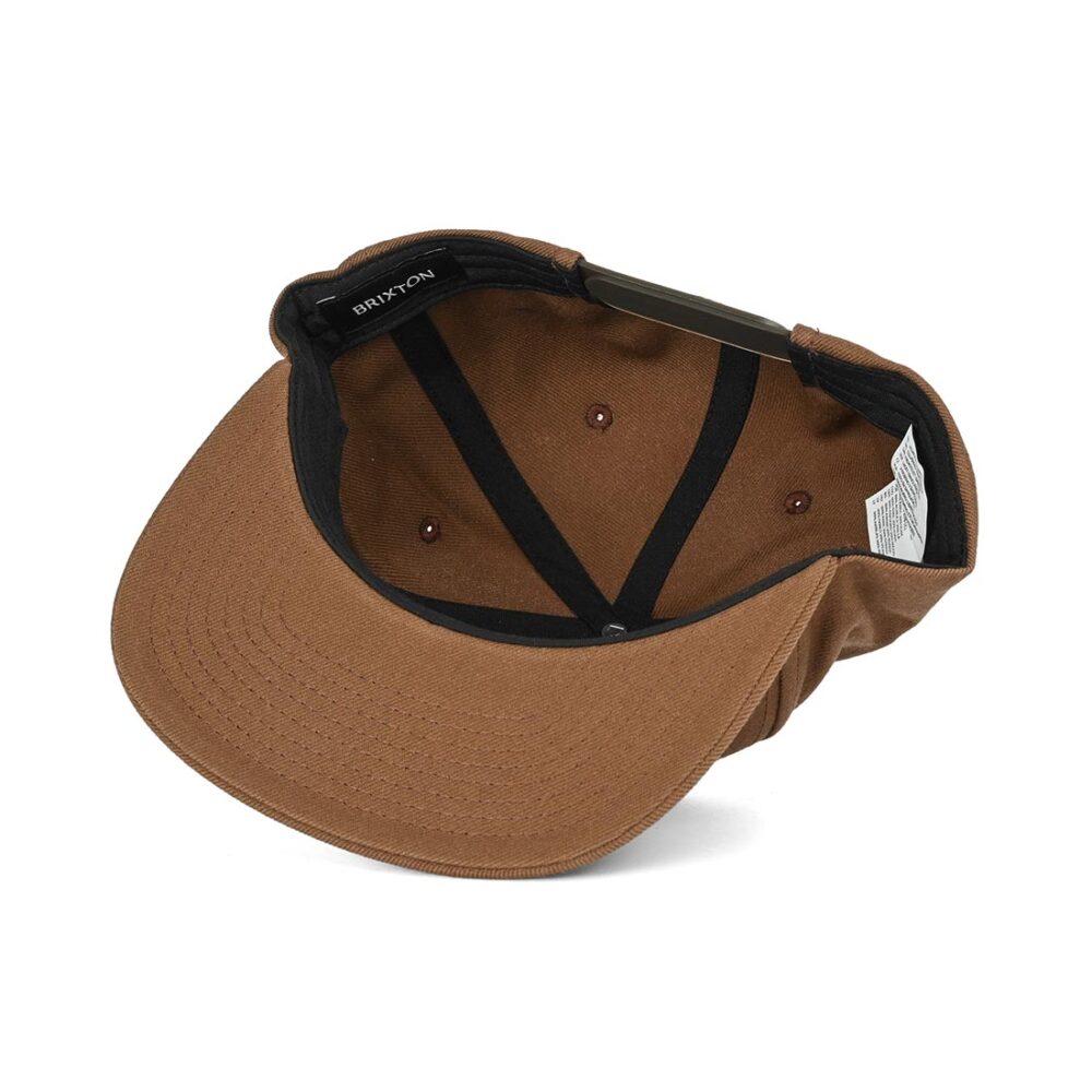Brixton Roller Snapback Cap - Pinecone Brown