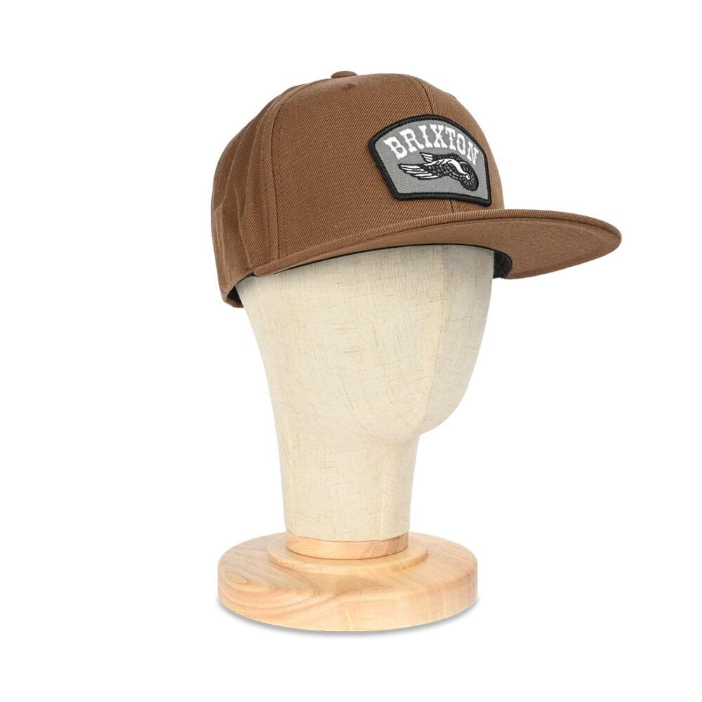 Brixton Roller Snapback Cap - Pinecone Brown