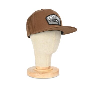 Brixton Roller Snapback Cap - Pinecone Brown