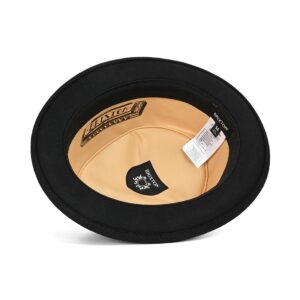 Brixton Stout Pork Pie Hat - Black/Black