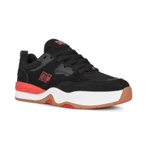 DC Ascend S Skate Shoes - Black/Red/Black