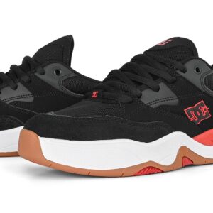 DC Ascend S Skate Shoes - Black/Red/Black