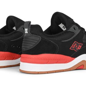 DC Ascend S Skate Shoes - Black/Red/Black