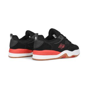 DC Ascend S Skate Shoes - Black/Red/Black