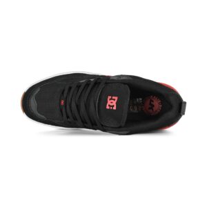 DC Ascend S Skate Shoes - Black/Red/Black