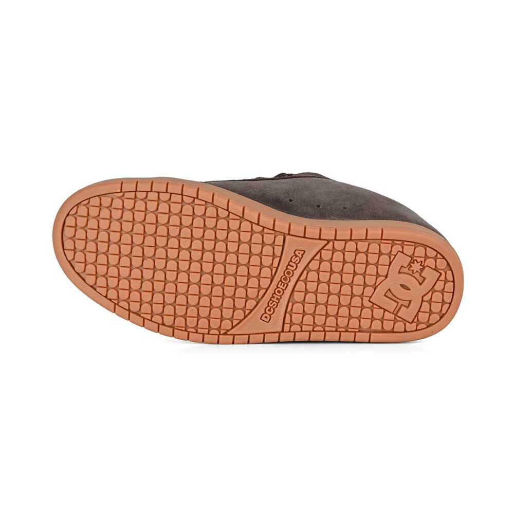 DC Court Graffik Skate Shoes - Brown/Gum