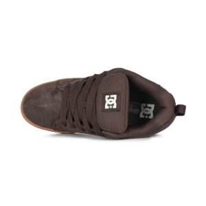 DC Court Graffik Skate Shoes - Brown/Gum