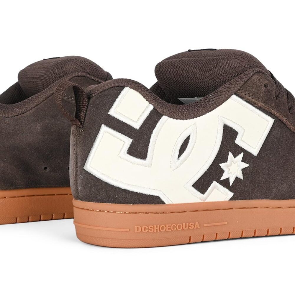 DC Court Graffik Skate Shoes - Brown/Gum
