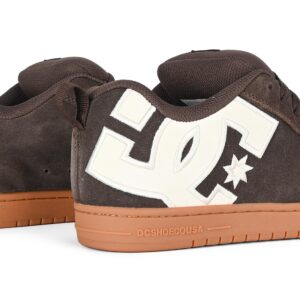 DC Court Graffik Skate Shoes - Brown/Gum