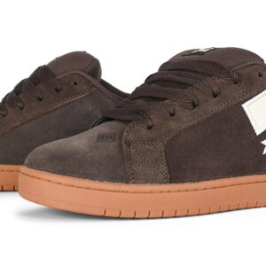 DC Court Graffik Skate Shoes - Brown/Gum