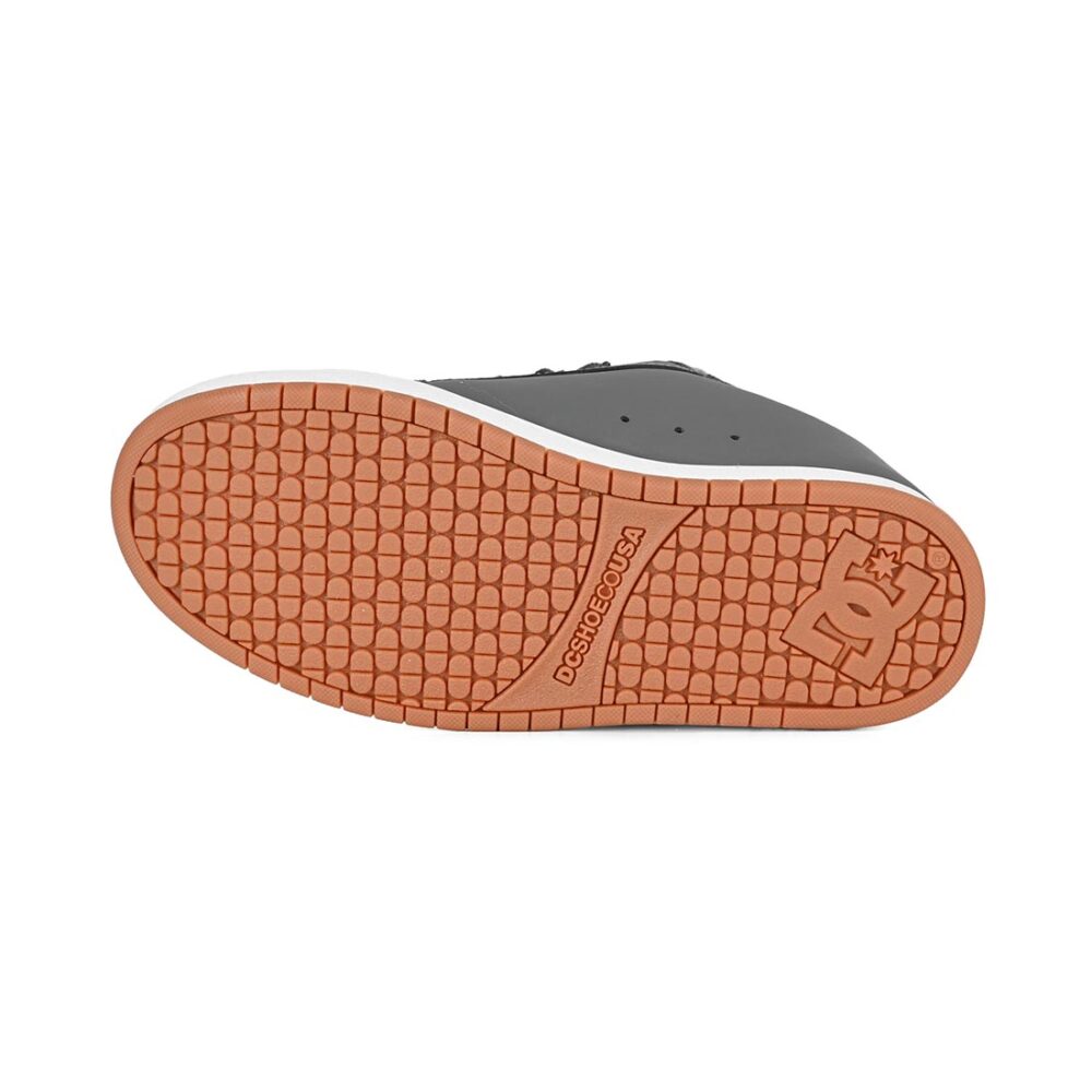 DC Court Graffik Skate Shoes - Grey/White