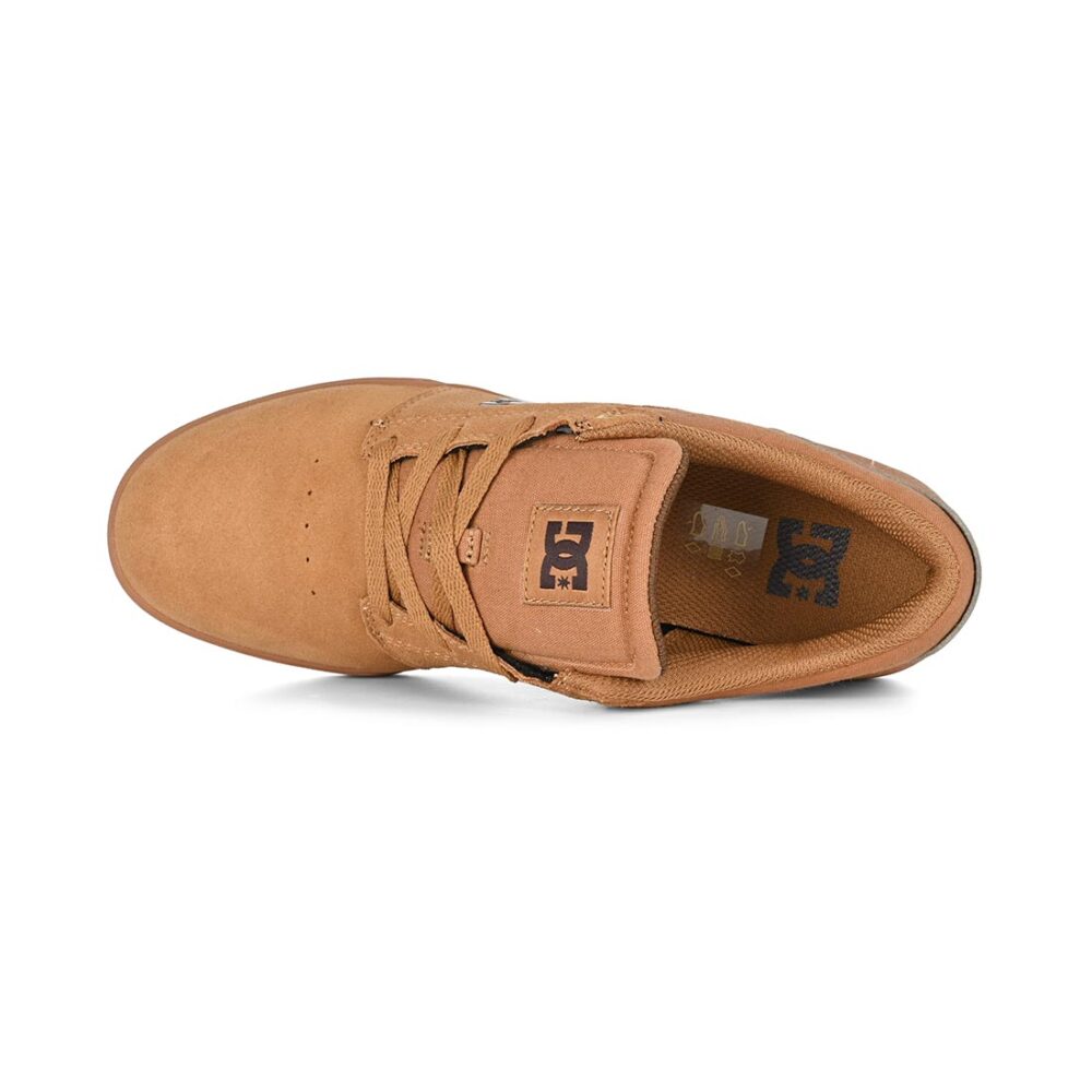 DC Crisis 2 Low Top Skate Shoes - Brown/Brown/Brown