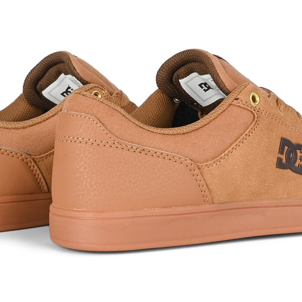 DC Crisis 2 Low Top Skate Shoes - Brown/Brown/Brown