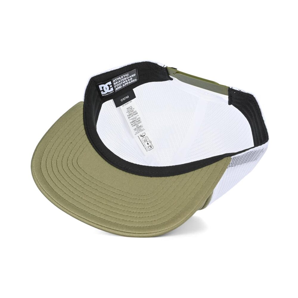 DC Gas Station Trucker Cap - Deep Lichen Green
