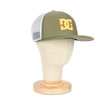 DC Gas Station Trucker Cap - Deep Lichen Green