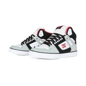 DC Pure High Top WC Shoes - Grey/Black/White/Red