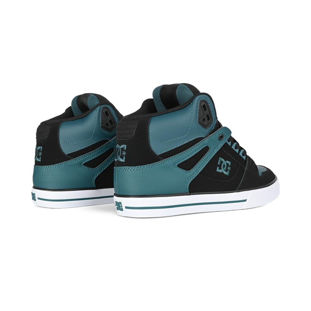 DC Pure High Top WC Skate Shoes - Dark Teal