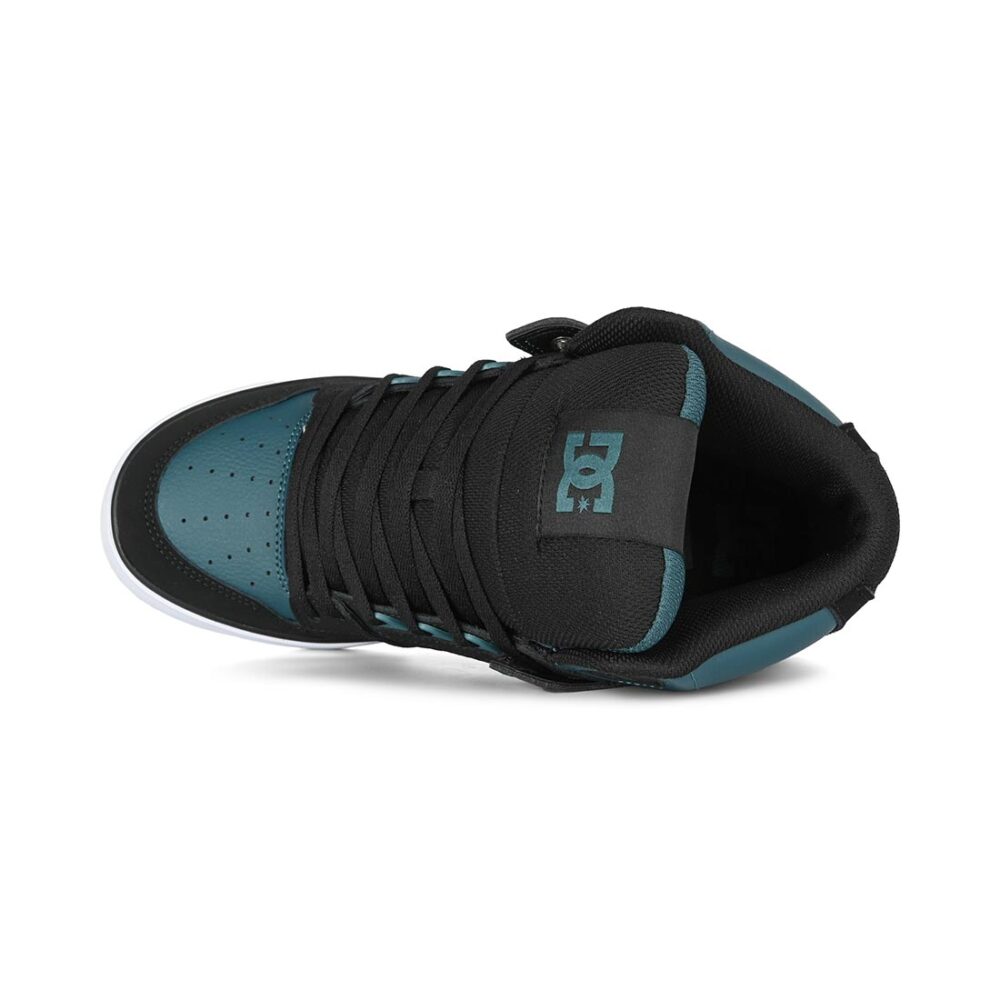 DC Pure High Top WC Skate Shoes - Dark Teal