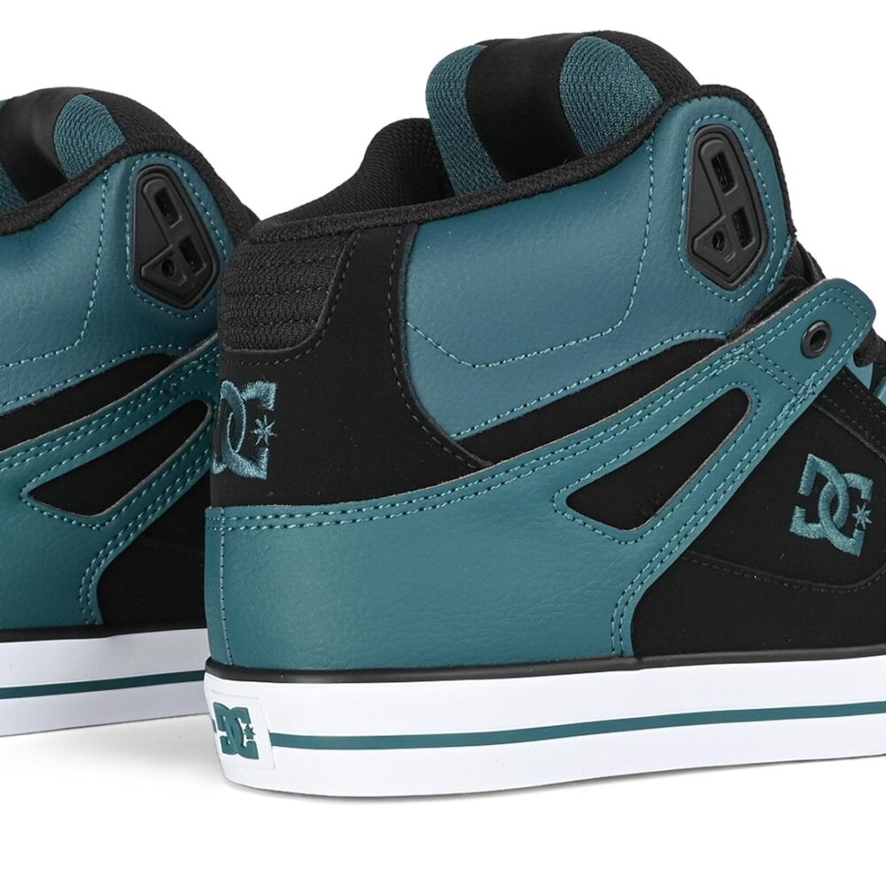 DC Pure High Top WC Skate Shoes - Dark Teal