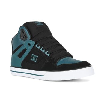 DC Pure High Top WC Skate Shoes - Dark Teal