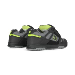 DC Stag Skate Shoes - Black/Lime
