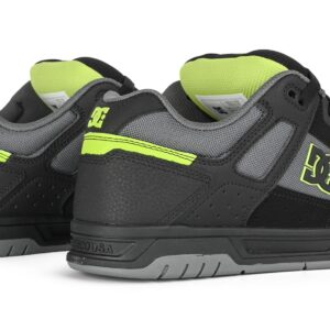 DC Stag Skate Shoes - Black/Lime