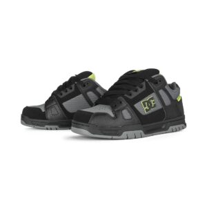 DC Stag Skate Shoes - Black/Lime