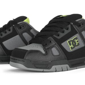 DC Stag Skate Shoes - Black/Lime